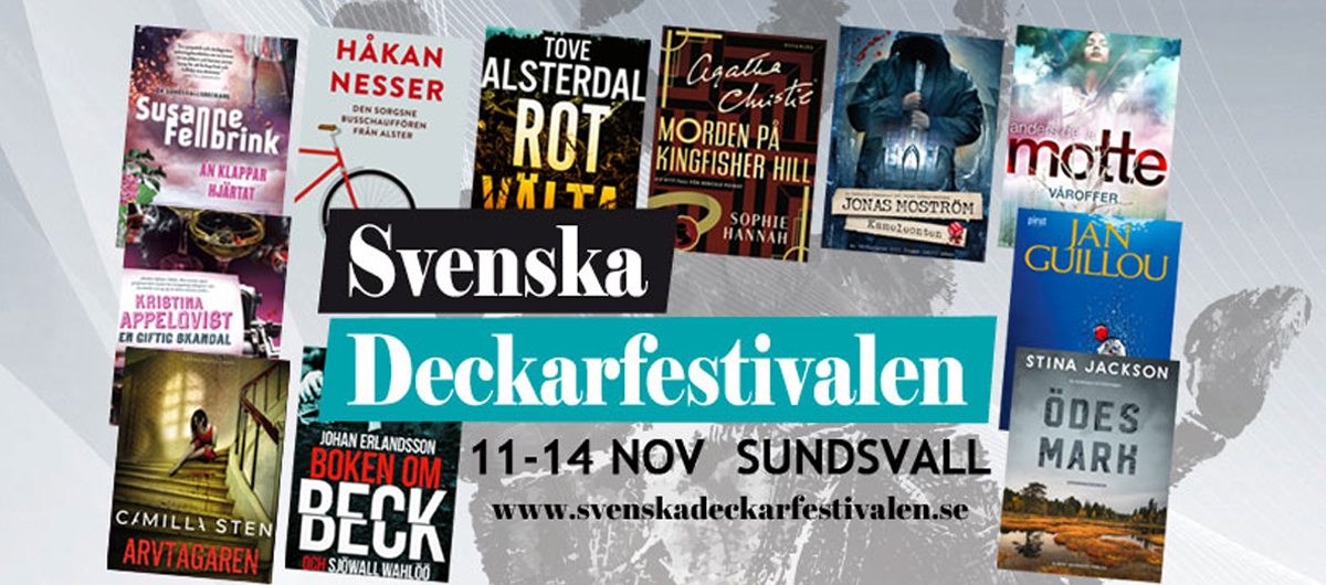 Dekorativ bild av Svenska Deckarfestivalen