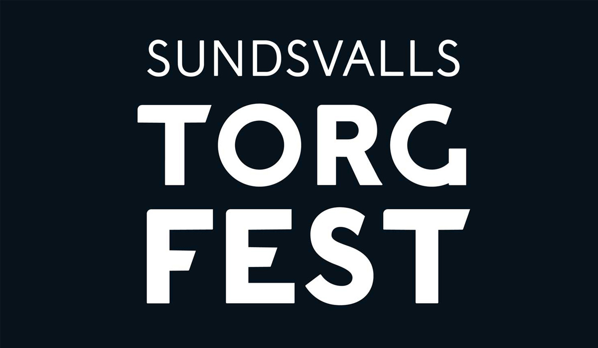 Dekorativ bild av Sundsvalls torgfest